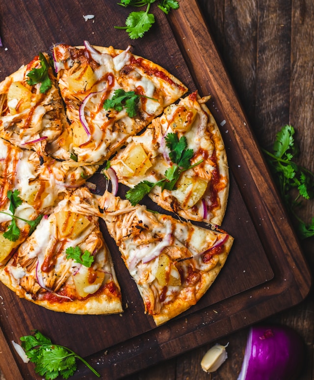 A delicious slice of pizza